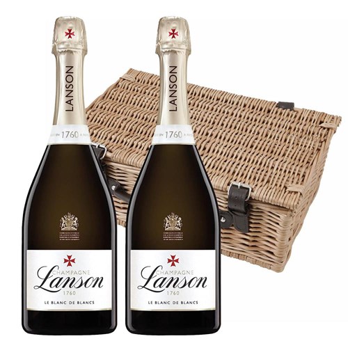 Lanson Le Blanc de Blancs Champagne 75cl Twin Hamper (2x75cl)